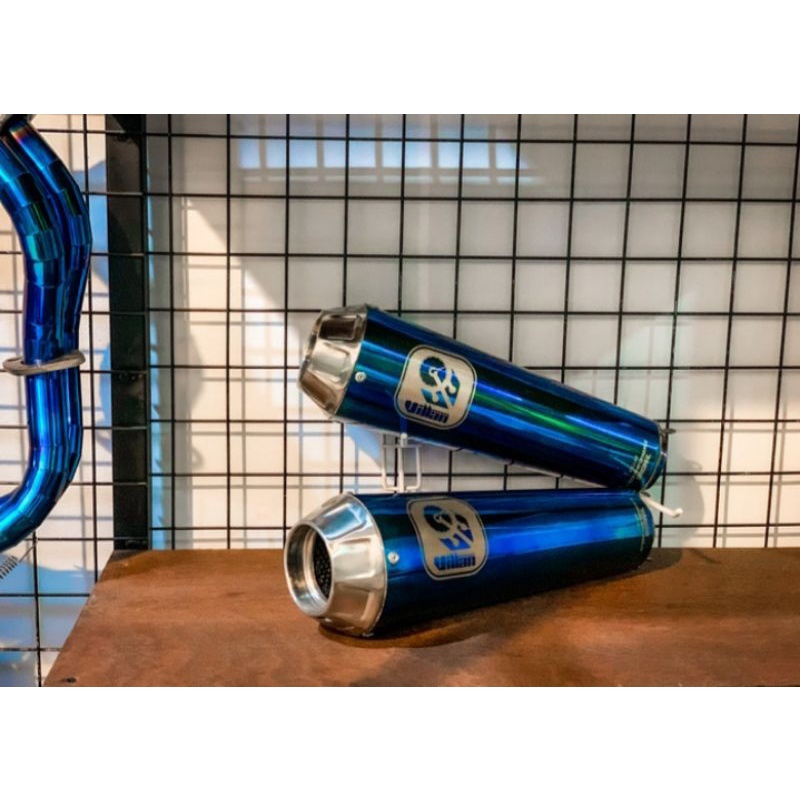 KNALPOT VILLAN PRO 1 BLUE SLINCER ONLY