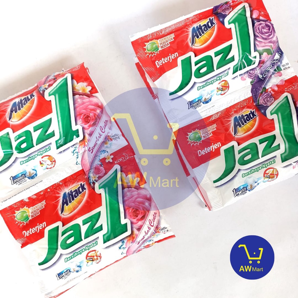 JAZ 1 / JAZ1 ATTACK RENCENG 6 SACHET X 60 GRAM - ALL VARIAN