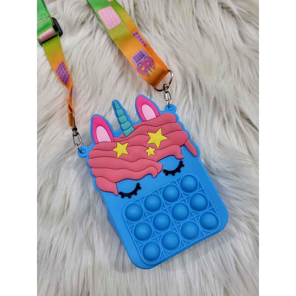 TAS ANAK JELLY C4550 TAS SELEMPANG ANAK TAS KARAKTER ANAK TAS ANAK POP IT TERLARIS