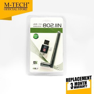 ITSTORE M-TECH ORIGINAL USB WiFi 802.11n/G/B Adaptor 150Mbps USB Wifi Dongle Wireless Antena