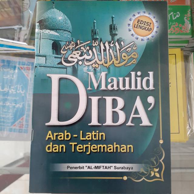 Terjemah Indonesia Maulid Diba Arab Latin Buku Kitab Sholawat