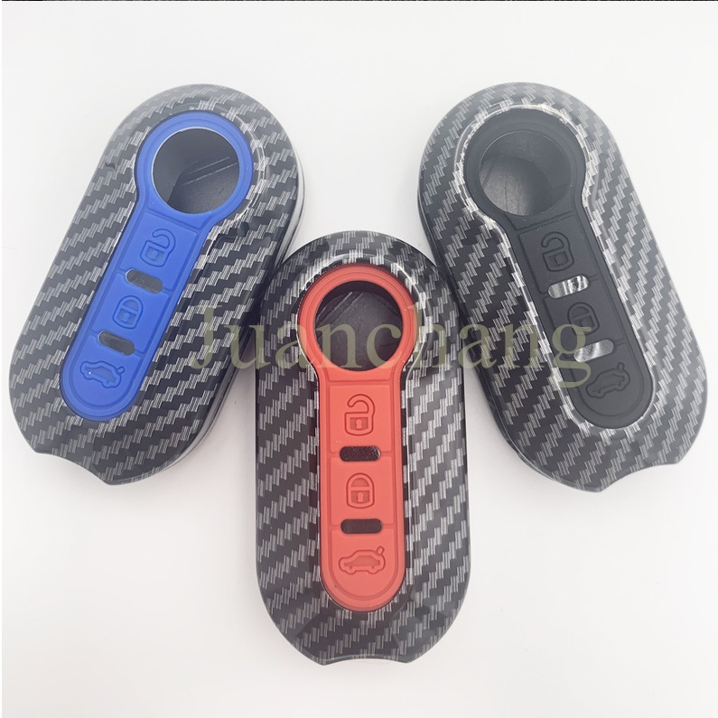 Rumah / Casing Kunci Remote Mobil 3 Tombol Plastik ABS Warna Hitam Untuk Fiat Ducato 500L Panda Grande Punto Lancia Musa