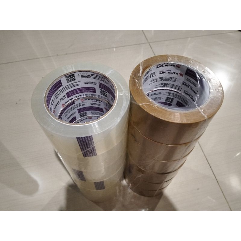 

Lakban Dus packing tebal coklat bening
