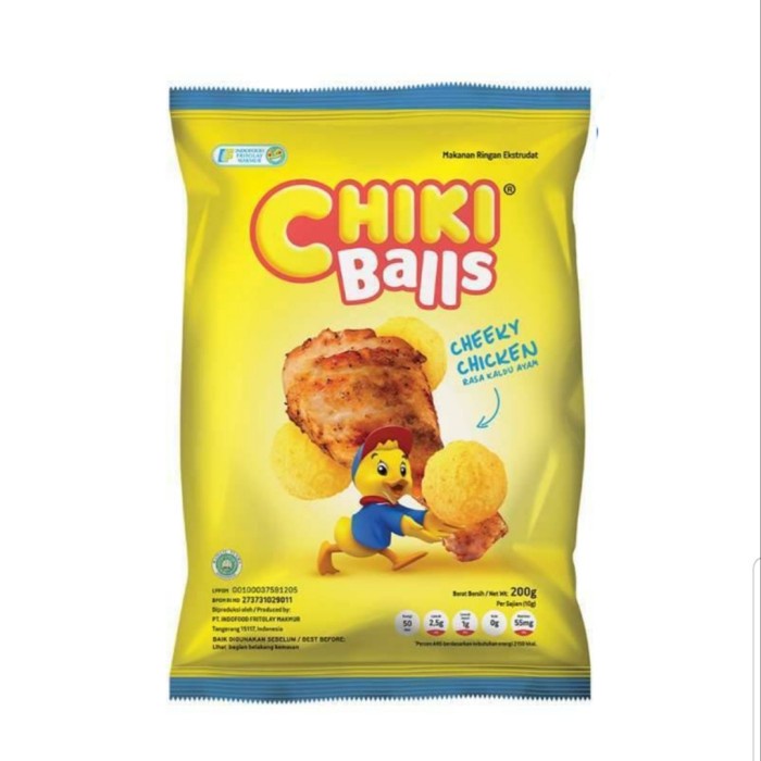 

504Omekho Indofood - Chiki Balls - Ayam - Cheeky Chicken - 200 Gram - 200 Gram Jy60Jhh