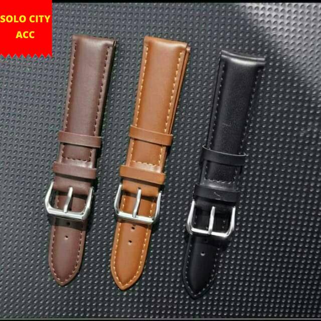 TALI JAM KULIT LEATHER STRAP 16mm 18mm 20mm 22mm
