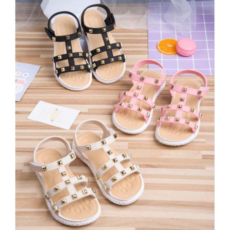 Medan Termurah KD014 (Size 24-33) Sendal import jelly sandal anak perempuan import