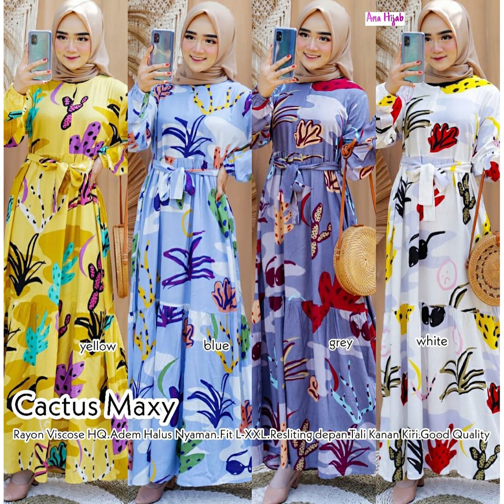 GAMIS CACTUS MAXY ANA HIJAB  0407
