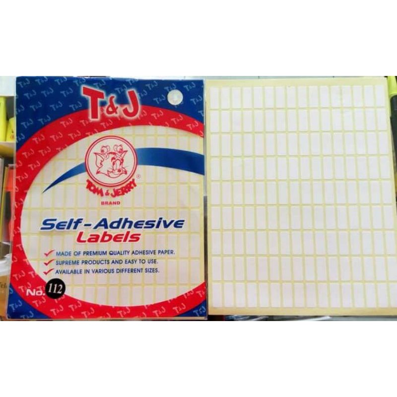 

LABEL TOM & JERRY. TIPE 112