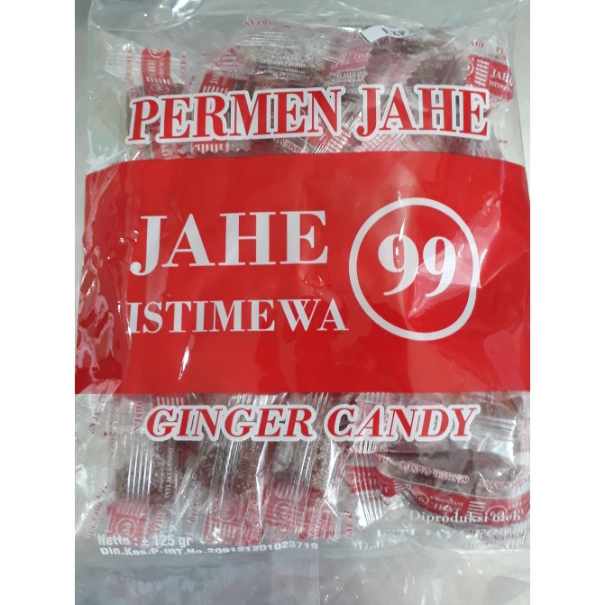 

Cemilan jadul permen jahe ginger candy istimewa 125g