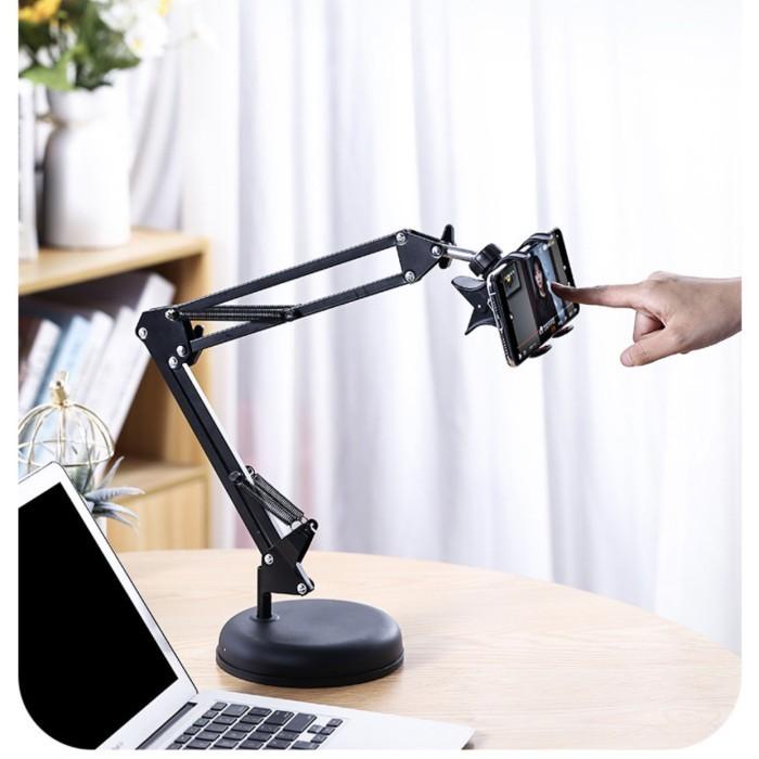 S77 Holder Meja Stand liftable phone holder 360 Lazypod hp brackett