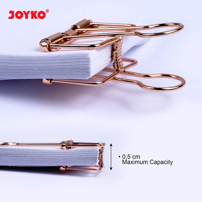 

TERLARIS !!! Hollow Binder Clip Klip Penjepit Kertas Joyko H107RG 1 Set 8 Pcs