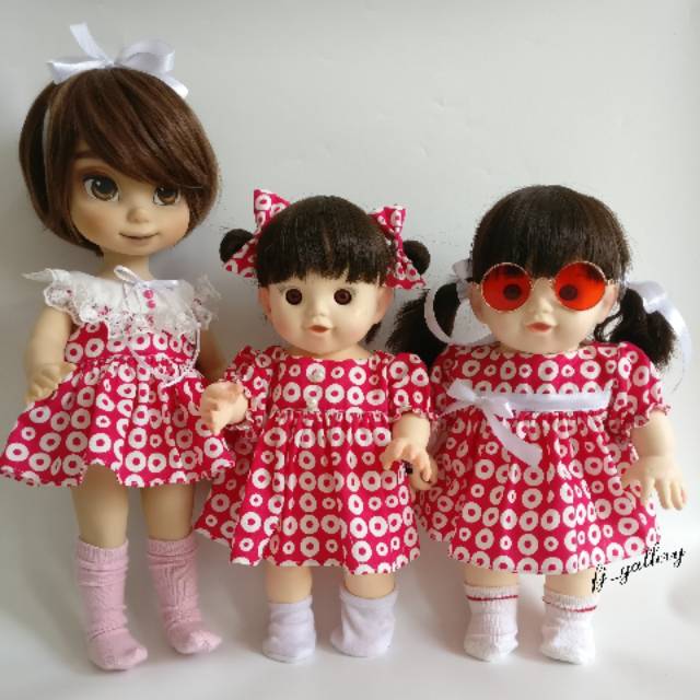 Baju boneka popochan,disney animator,baby alive.