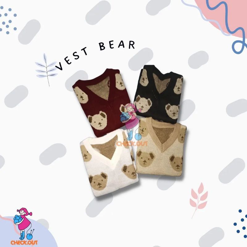 VEST RAJUT BEAR