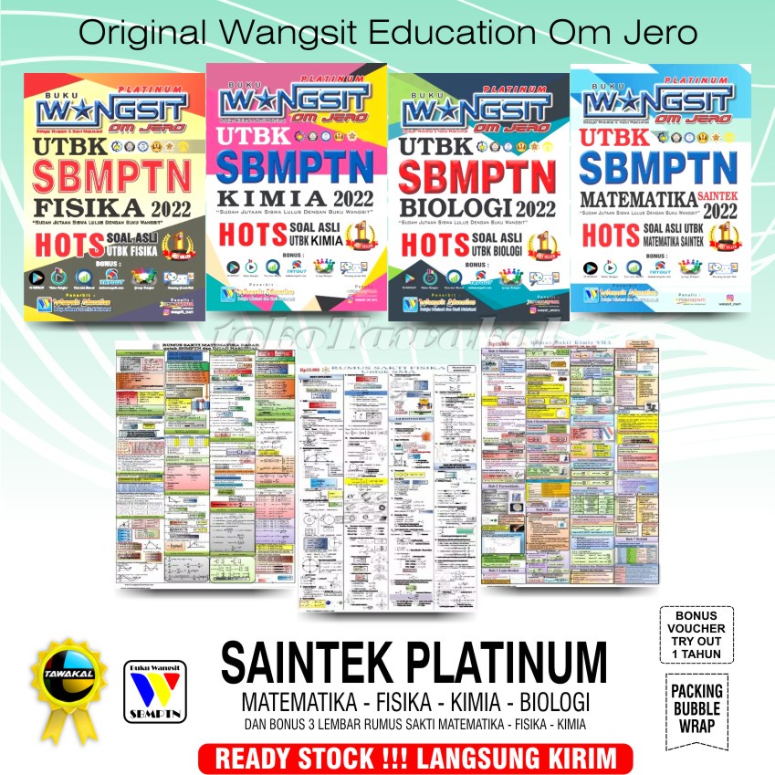 Buku Wangsit 2022 / SAINTEK Platinum / SBMPTN 2022
