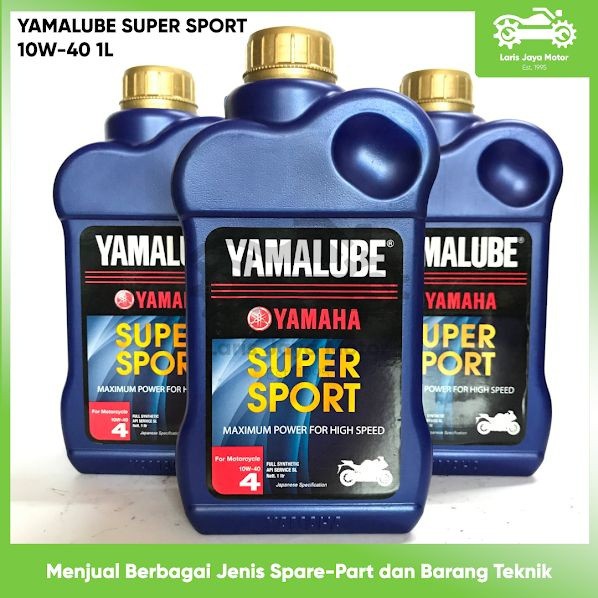 OLI YAMALUBE SUPER SPORT 4T 10W40 1L OLI MESIN ORIGINAL YAMALUBE OLI MESIN 4 TAK OLI MOTOR SPORT YAM