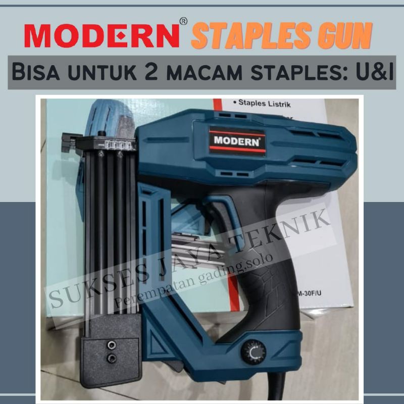 Jual Mesin Paku Tembak Listrik Modern Staples Elektrik Listrik Modern M F Watt Gun Tacker