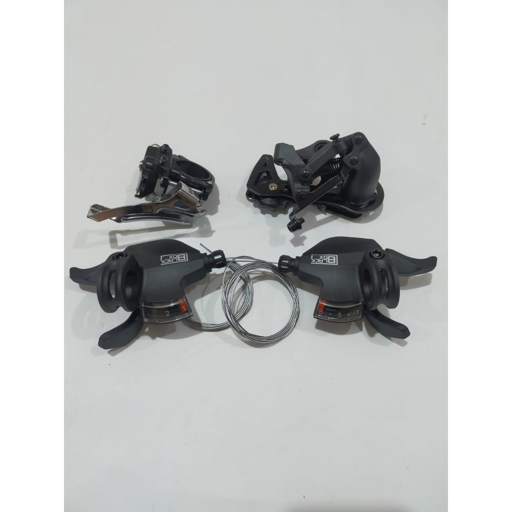 Blackbox mini groupset 2 x 8 speed Shifter FD RD sepeda MTB federal