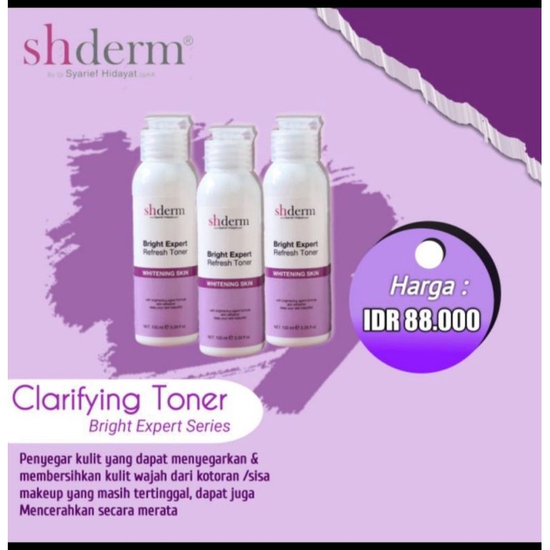 SHDERM CLARIFYING TONER BE