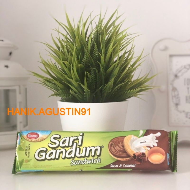 

Roma Sari Gandum Sandwich Coklat 115gram