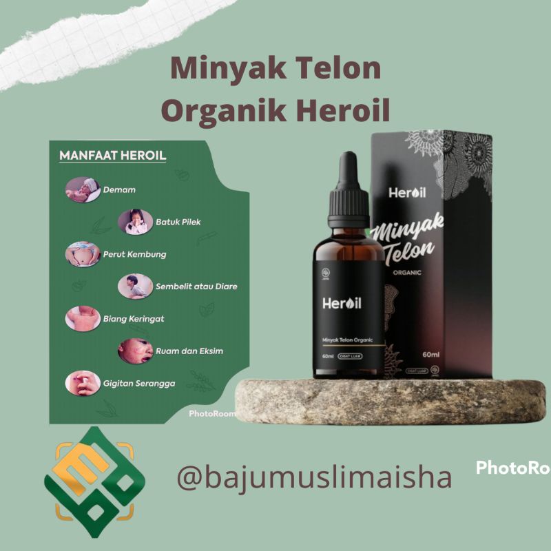 Heroil Minyak Telon Herbal Alami Essentials Oil Kesehatan Bayi Balita Anak