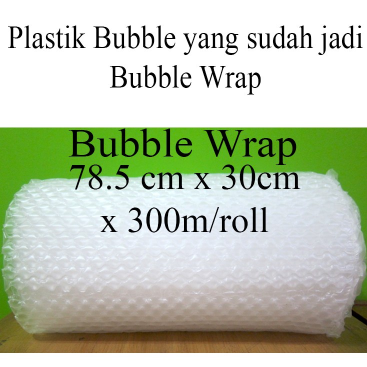 Air Cushion Film Small Bubble 78.5cm x 30cm x 300m/roll 18mic