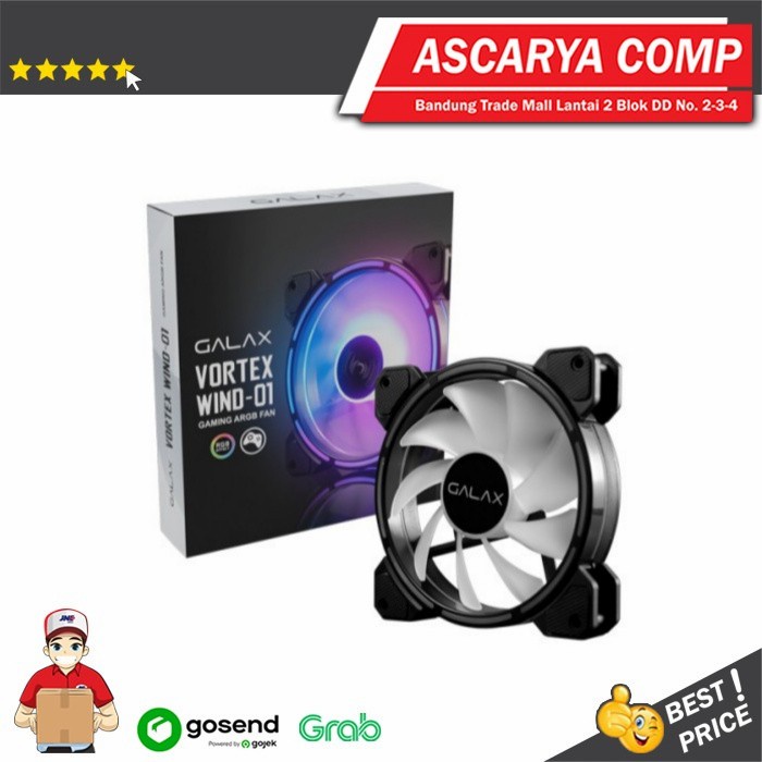 GALAX Vortex Wind-01 (VW-01) ARGB 12CM Fan 1100RPM