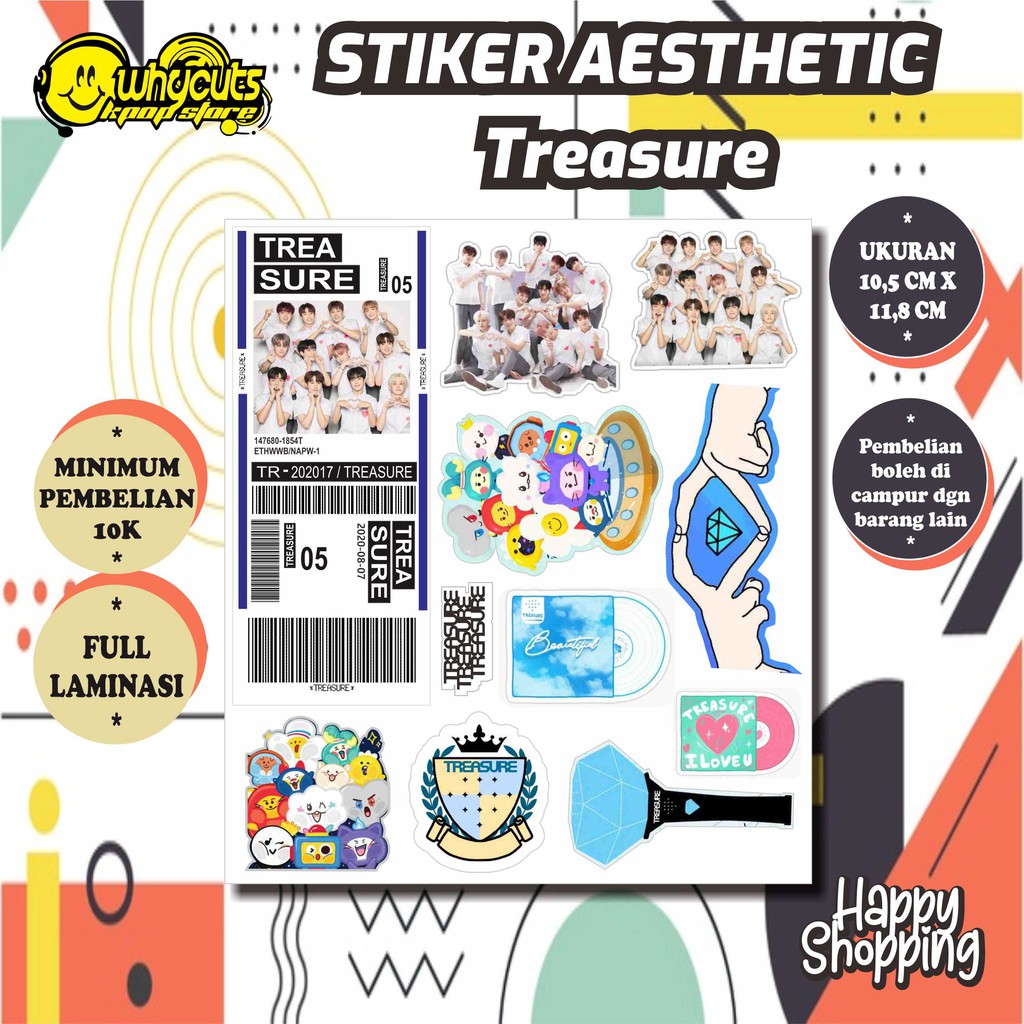 [BACA DESKRIPSI PRODUK] STIKER AESTHETIC SEVENTEEN , ASTRO , ENHYPEN , TREASURE (READY STOK )