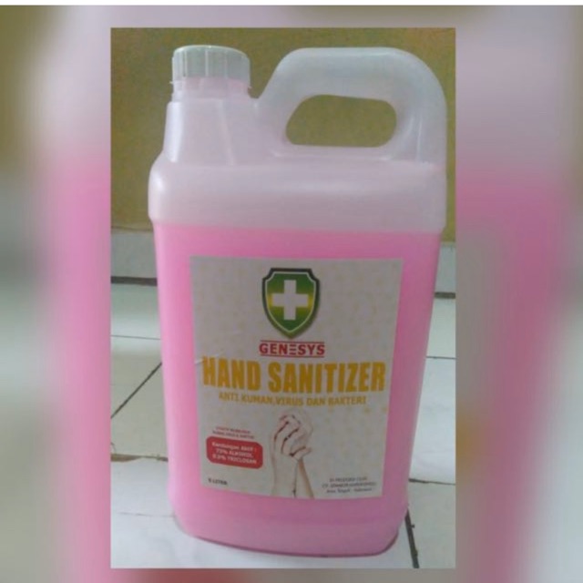 Hand sanitizer gel 5 liter