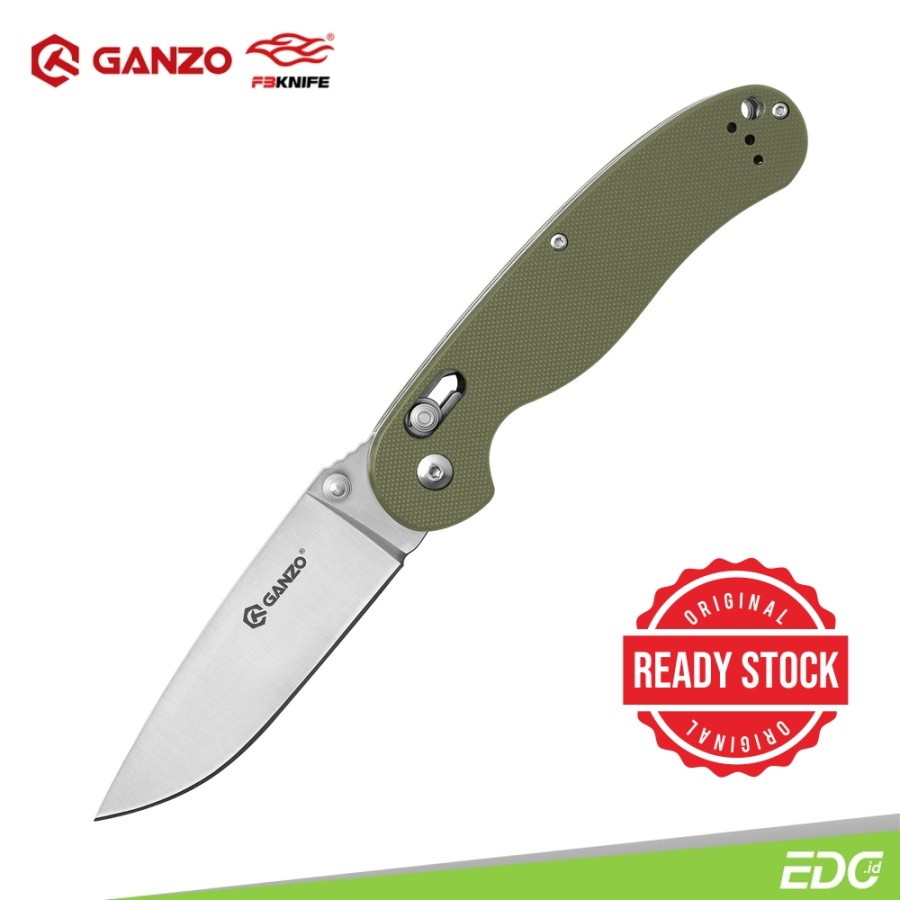 Ganzo G727M-GR 440C Steel G10 Green Survival camping Tools