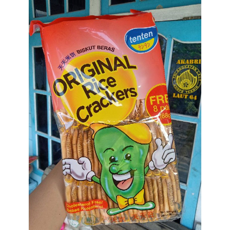 Tenten Original Rice Crackers Biskuit Beras