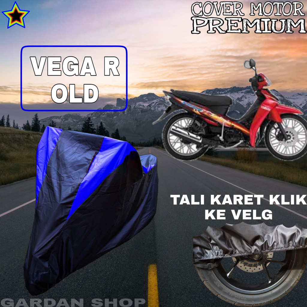 Sarung Motor VEGA R OLD Hitam BIRU Body Cover Vega PREMIUM