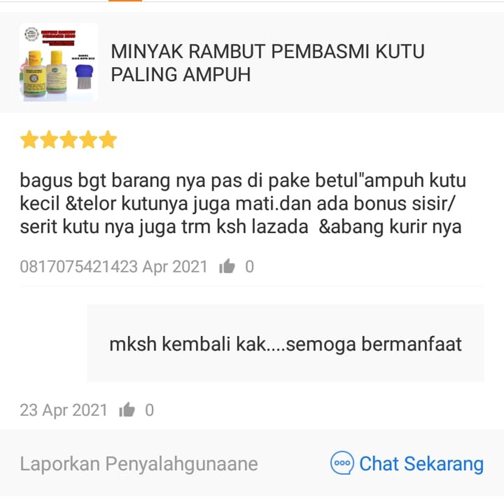 Obat Kutu Rambut  Dan Telur Kutu Cap Tiga Jempol  Pembasmi Kutu Rambut  Aman untuk Anak serta Dewasa