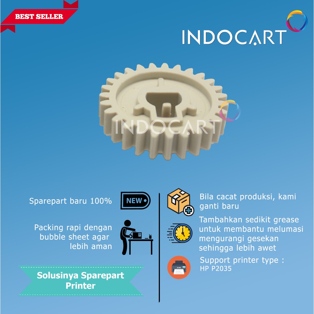 Gear 27T Pressure Roller-HP P2035 GR-P2035-27T