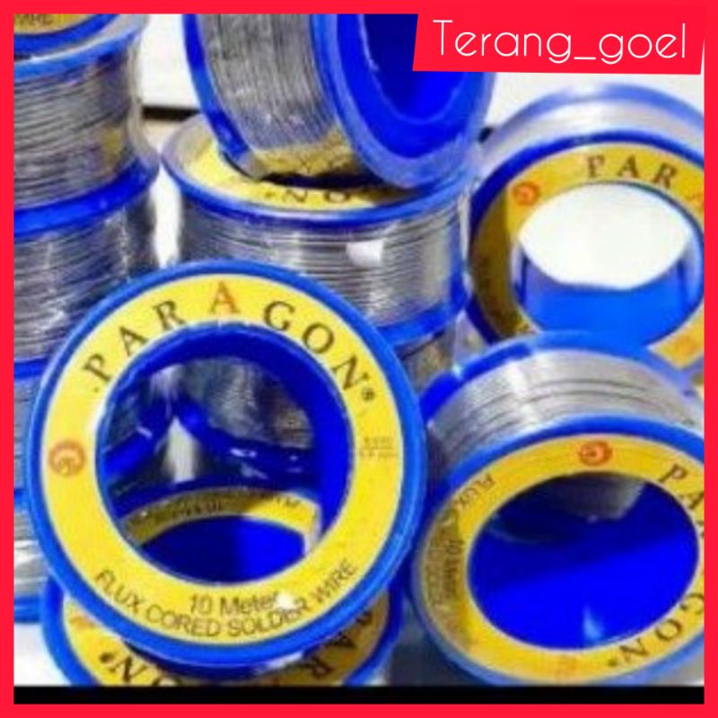 Tinol Paragon / Timah Solder Paragon 10 meter 0,8 mm - Grade 60/40 - Tenol Tinol