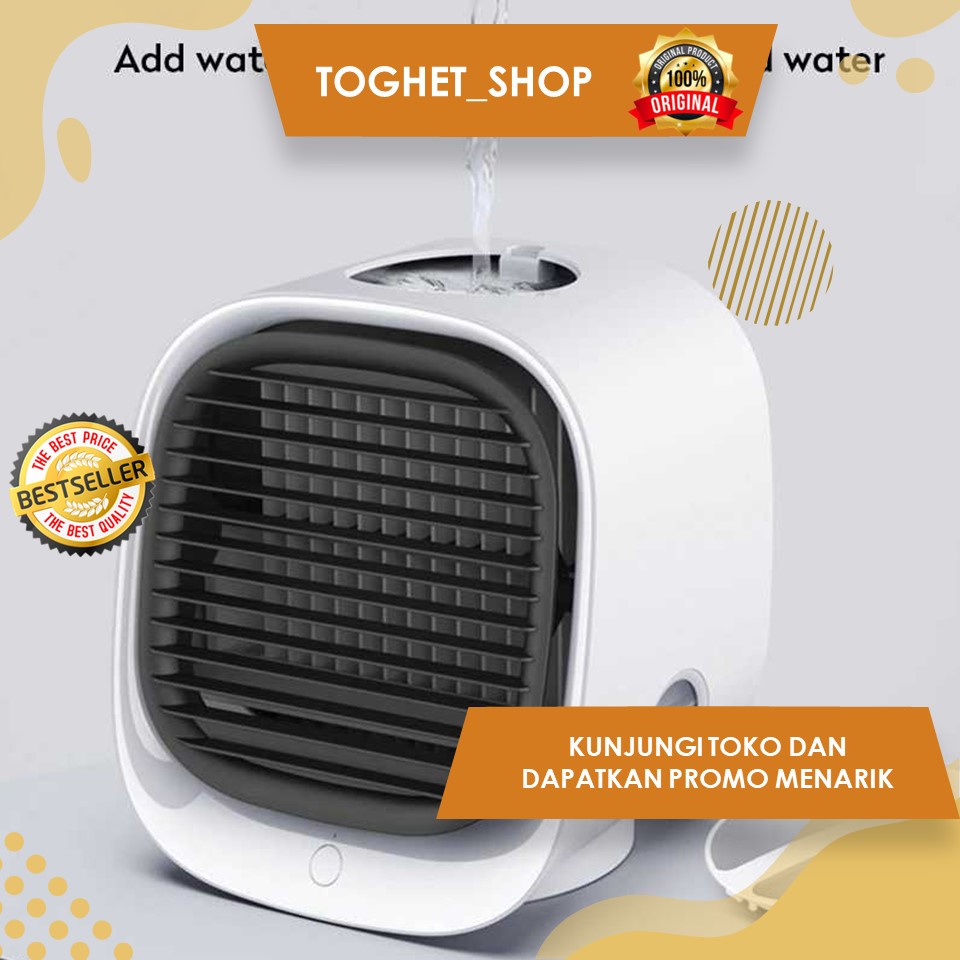 Kipas Cooler Pendingin Ruangan Mini AC 350ml Cooler Pendingin Sangat Cepat Bentuk Minimalis
