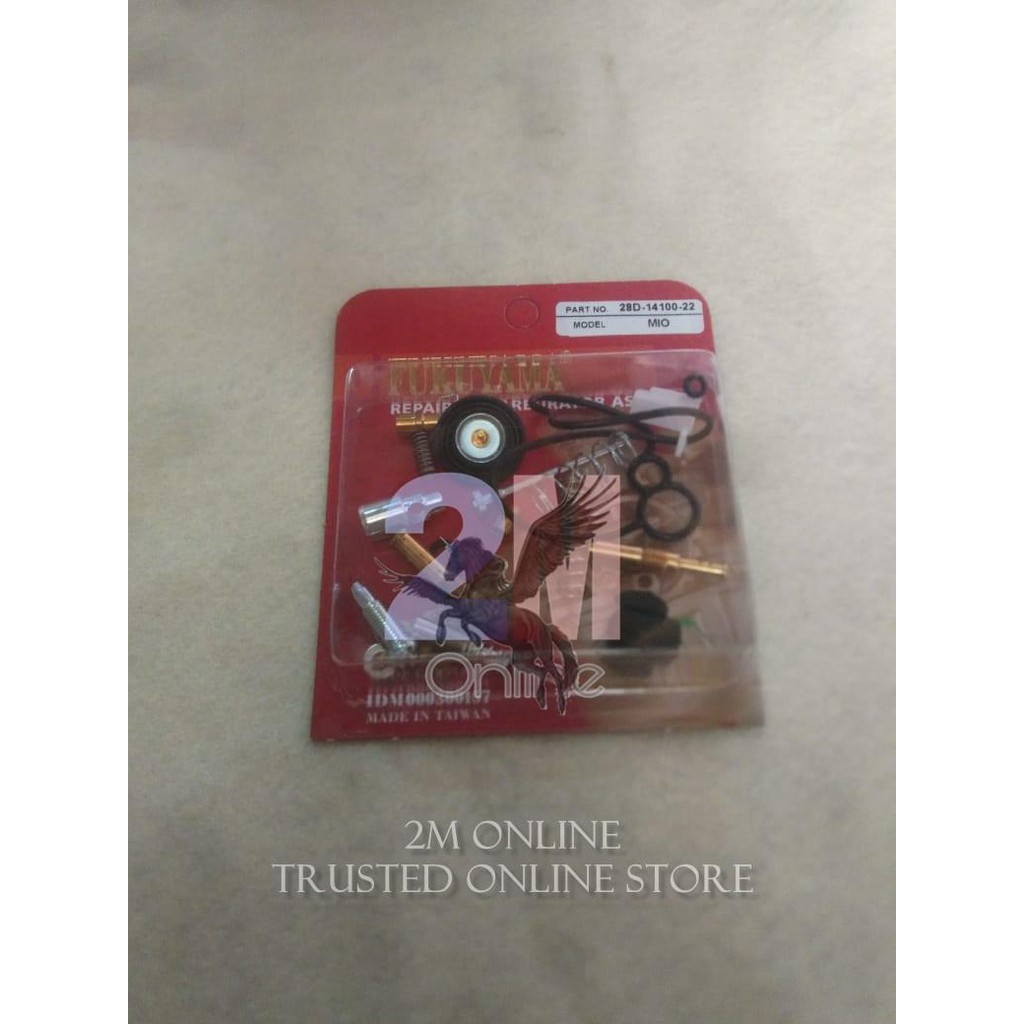 2m KARBURATOR REPAIR KIT MIO MERK FUKUYAMA 28D-14100-22
