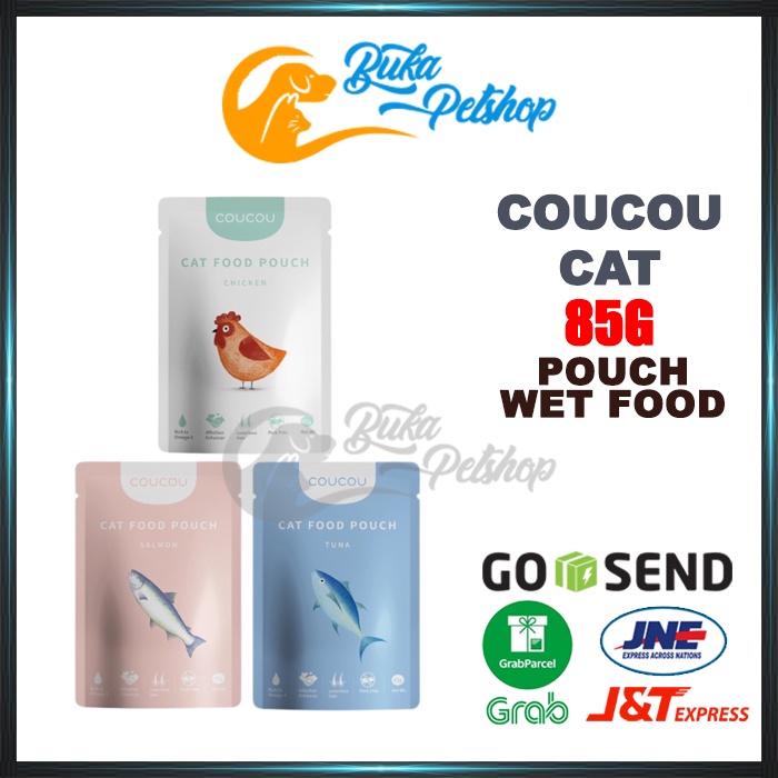 COUCOU CAT FOOD Wet Food Makanan Kucing COUCOU POUCH 85G