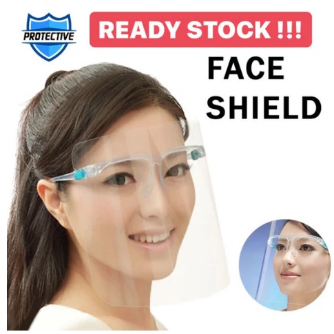 Face shield kacamata mask Nagita FaceShield anti spray Mask Kacamata Visor virus Protection