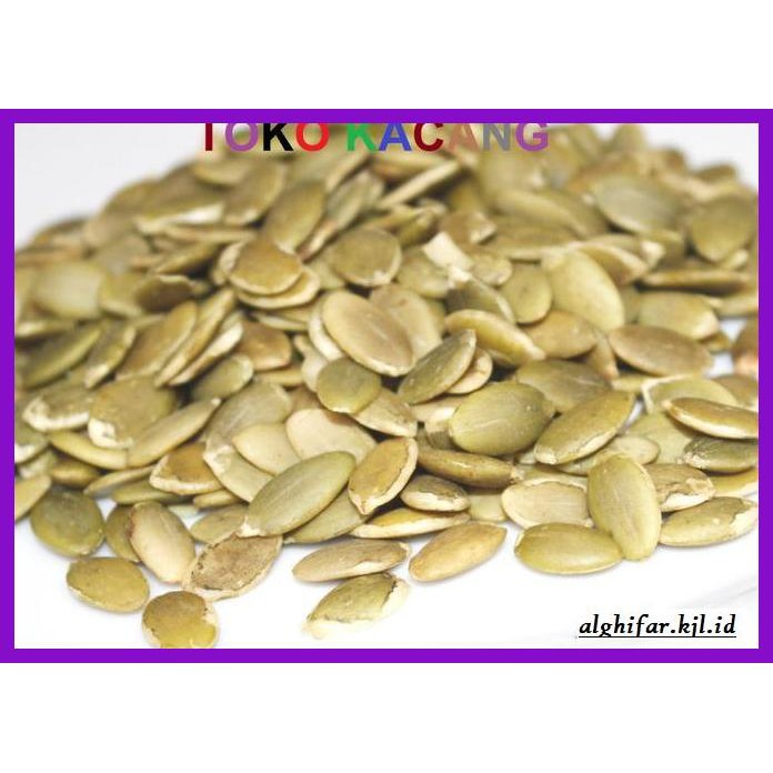 

Makanan-Kering- Pumpkin Seed (Biji Labu Kupas) Oven / Matang Natural 250Gr -Aneka.