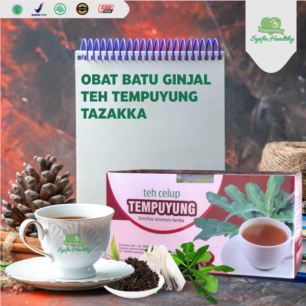 

Obat Batu Ginjal Alami dan Teh Herbal Tempuyung isi 20 Kantung Sudah ijin BPOM dan HALAL MUI Original.