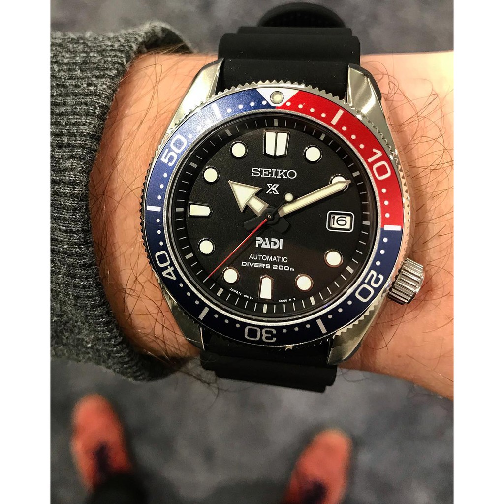 Seiko Prospex SPB087J1 Pepsi Bezel PADI - Jam Tangan Pria SPB087