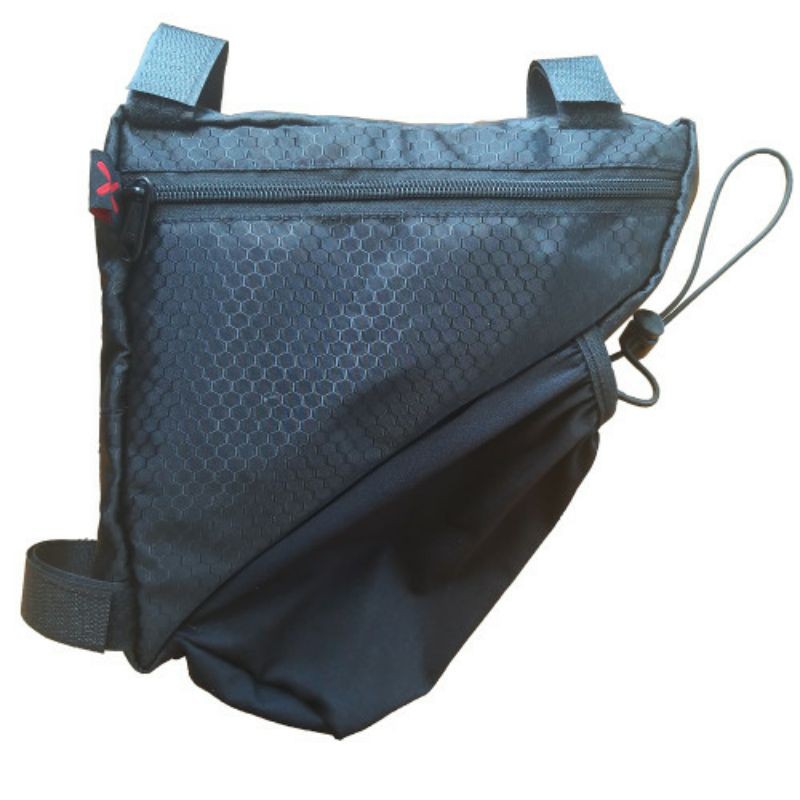 FAB-004HT Tas sepeda tahan air dengan bottle pouch Flexzone hitam