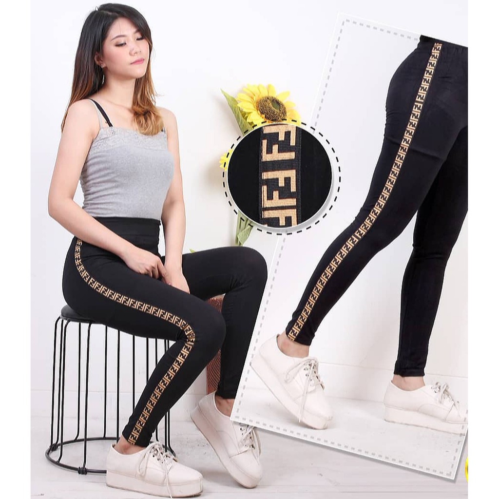 SALE!!NEW LEGGING IMPORT MURAH FF JAHIT #9303