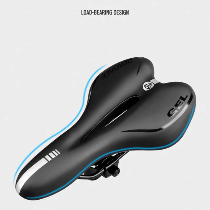 Jok Sadel Sepeda Bike Saddle Silicone Gel Cushion Shock Absorbi, jok sepeda gunung, jok sepeda lipat, jok sepeda fixie, sadel sepeda empuk, sadel sepeda lipat, sadel sepeda gunung, sadel sepeda empuk dan lebar, sadel sepeda SILICONE GEL, sadel sepeda slim