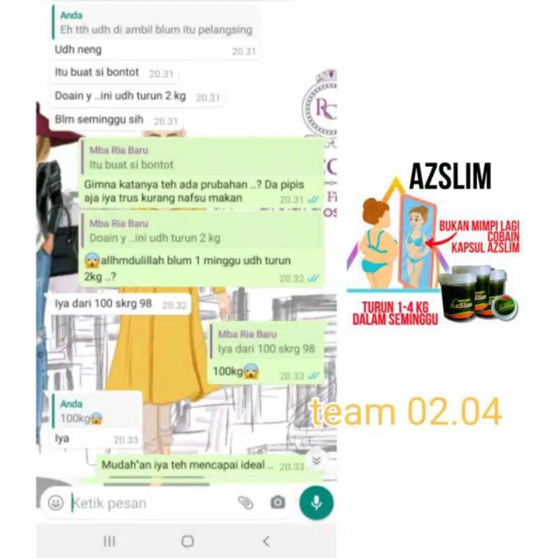 AZSLIM (PELANGSING TUBUH)