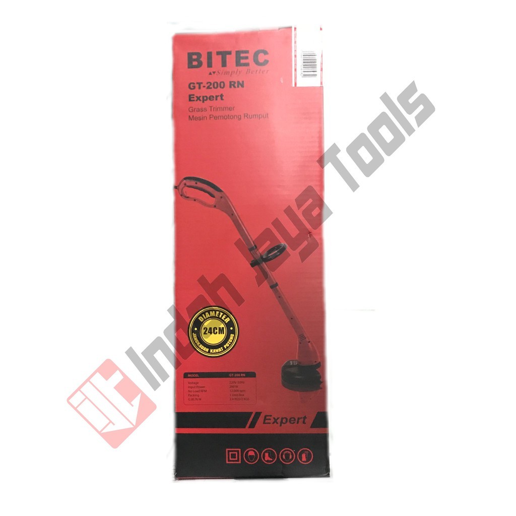 BITEC GT-200 RN Grass Trimmer - Mesin Pemotong Rumput Senar Potong