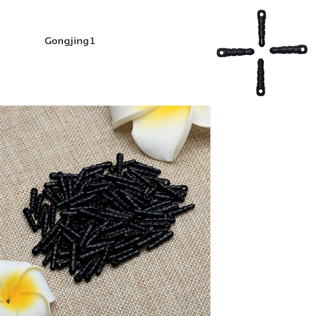 Gongjing1 100pcs / LOT Plug Penutup Lubang Earphone 3.5mm Anti Debu Bahan Karet