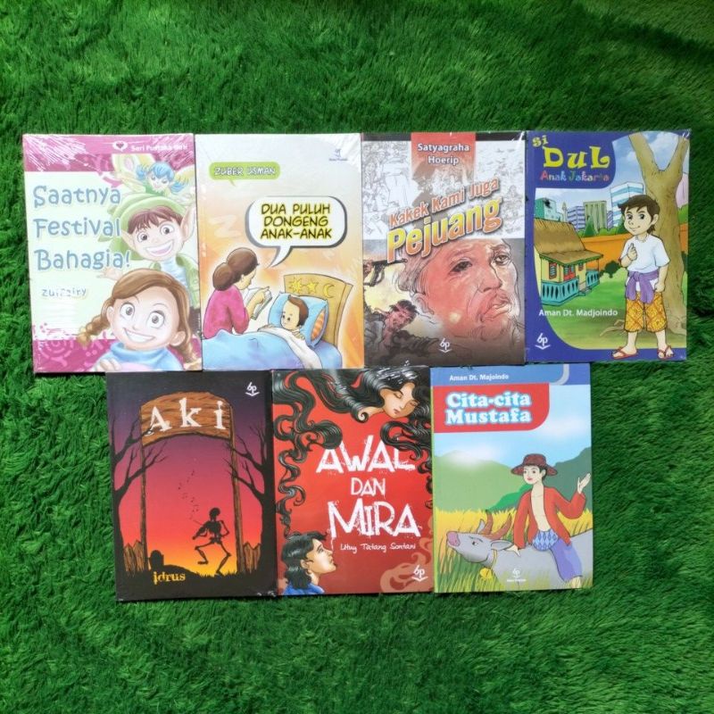ORIGINAL BUKU CERITA CERPEN SAATNYA FESTIVAL BAHAGIA, DUA PULUH DONGENG ANAK ANAK, KAKEK KAMI JUGA P