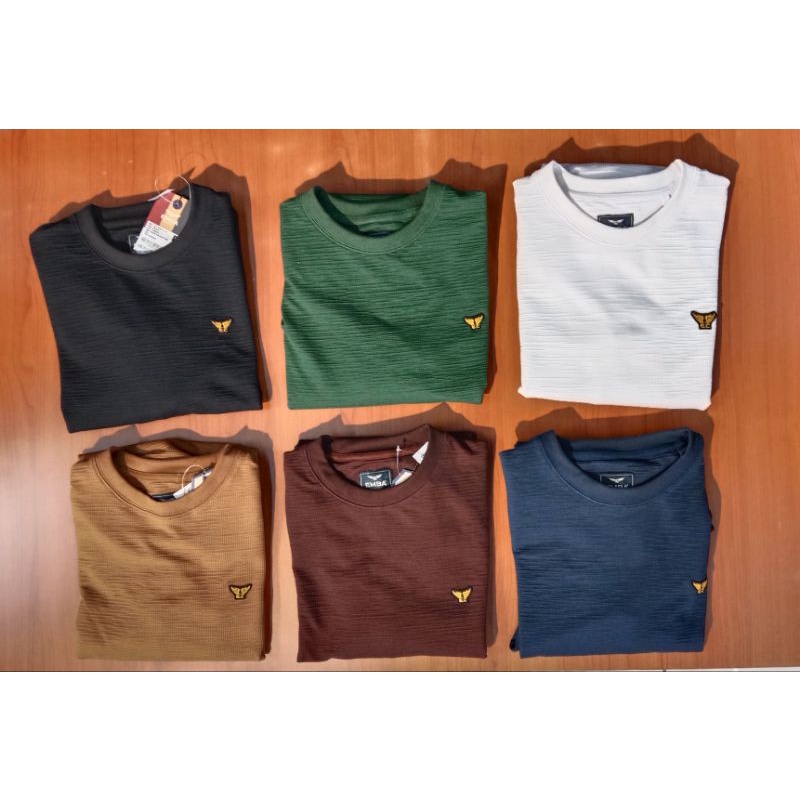 Emba Classic Sweater Warna White, Black, Green, Mustard, Navy, Brown / Ramayana Jatinegara