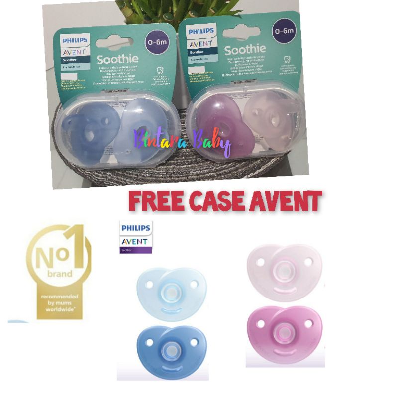 Free Case Avent Philips Avent Soothie Newborn Soother Philips avent Pacifier empeng bayi newborn baru lahir/